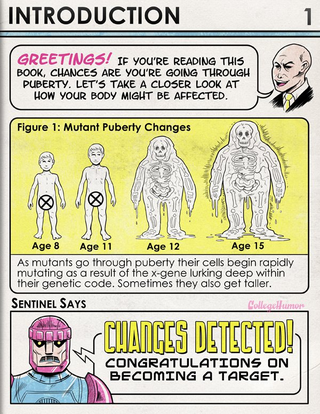 Illustration for article titled Professor Xavier's Guide To Puberty For Mutants